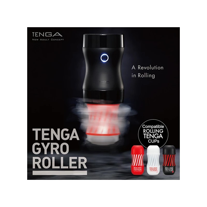 Tenga - Jednorazowy Masturbator Delikatny Rolling Tenga Gyro Roller Cup Gentle